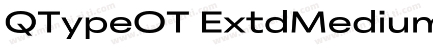 QTypeOT ExtdMedium Regular字体转换